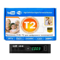 DVB-T2 H.265 TV Set Top Box Terrestrial HD Digital Satellite TV Decoder Receiver Compatible With MPEG-4/H.264 for Saudi Arabia