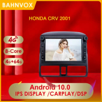 2 Din Android 10.0 Car Radio Multimedia Player For Honda CRV 2001 Carplay DSP 4G IPS Auto GPS Navigation