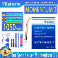 YKaiserin Battery 1050mAh for Sennheiser True momentum3 Momentum 3 Wireless 2 wireless2