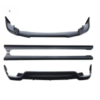 High quality ABS material body kit For VIOS body kit 2014-2015 Toyota VIOS Front lip bumper Rear lip Side skirt