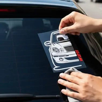 Stiker Mobil Keren Mercedes W213 dan Mercedes W211 Desain Sporty W211 Putih
