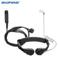 Baofeng Air Tube Throat Vibration Mic Headset for Baofeng UV-9R Plus UV-9R PRO UV-XR BF-9700 Waterproof Walkie Talkie Earpiece