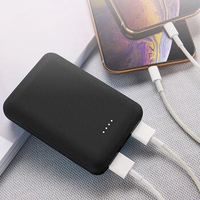 18650 Battery Mini Power Bank 10000mAh Dual USB 2A Fast Charge Powerbank 10000mAh Portable External Battery Charger For iPhone