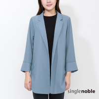 獨身貴族 韓系姊姊薄款寬鬆九分袖西裝外套(3色)