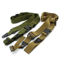 Tactical Gun 3 Point Bungee Airsoft Rifle Strapping Belt Military Shooting Hunting Accessories Three Point Gun Strap