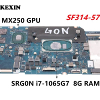 NOKOTION NBHHZ11002 NB8511_PCB_MB_V4 For Acer Swift 3 SF314-57 Laptop Motherboard GeForce MX250 SRG0N i7-1065G7 CPU 8G RAM