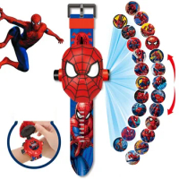 Marvel Spiderman Frozen 2 Children's Anime Watch Toy Action Figures For Kids Pony Princess Mickey Mouse kids watch