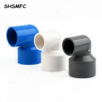 20,25,32,40,50,63mm PVC 90 ° Reducing Elbow Metric Solvent Weld Pipe Connector Aquarium Pond Agricultural Garden Fitting