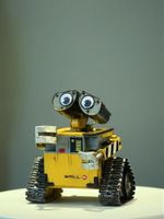 WALL-E機器人瓦力復古鐵藝模型裝飾擺設鐵皮創意工藝品儲錢罐禮物