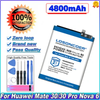 4800mAh HB486586ECW Battery For Huawei Mate 30 Mate30 V30 5G For Honor V30 Nova 6 SE TAS-AN00 For Huawei P40 Lite View 30 Nova6