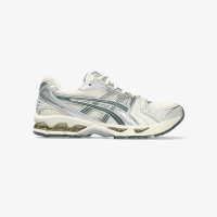 【asics 亞瑟士】GEL-KAYANO 14 米白綠 男鞋 男女段(1201A019-200)