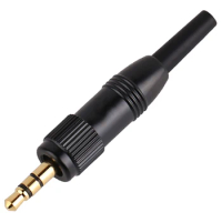 Pureline Jack 3.5mm with Lock Plug for Sony Microphone Earphone D11 Bee D16 Stereo Monitor Small Three Core Internal Thread