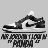NIKE 耐吉 休閒鞋 Air Jordan 1 Low W Panda 熊貓 黑白 女鞋 DC0774-101