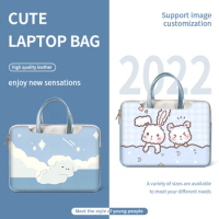Laptop Bag Laptop Sleeve Case Multipurpose 13 14 15 17 inch Cartoon Bag Computer Shockproof Hand Bag for Macbook/HP/Lenovo/ Acer