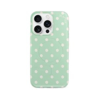 JUEVES星期四「巴黎假日」圓點調色盤磁吸殼iphone16pro電話殼華為mate70pro適用p70pro硅膠16pm-波點-薄荷綠 iPhone 17