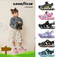 【GOODYEAR 固特異】護趾運動涼鞋-童鞋，晴雨都適穿，抓地力好 耐磨 緩震