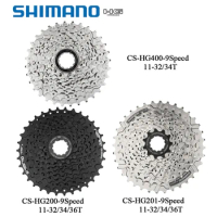 Shimano ALTUS 9 Speed HG200 HG201 HG400 Bicycle Freewheel Cassette Sprocket MTB Bike Flywheel 28T 32T 34T 36T Bicycle Freewheel