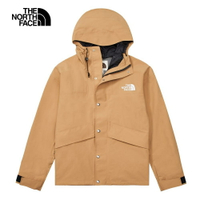 美國[The North Face]M 86 RETRO MOUNTAIN JACKET-防水2L透氣羽衣-卡其《長毛象休閒旅遊名店》