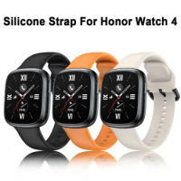 Replacement Silicone Strap Soft Watch Smart Wristband Accessories Watchband Bracelet for Honor Watch 4 Smart Watch