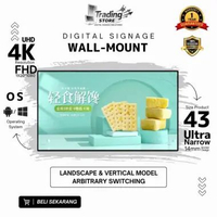 ZS-BA430 Wall-mounted 43-inch Smart Machine Digital Signage Advertising Display | Android - Remote C