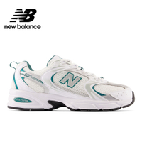 【New Balance】復古鞋_中性_白銀綠_MR530AB-D楦