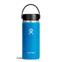 【Hydro Flask】16oz/473ml 寬口提環保溫杯(海洋藍)(保溫瓶)