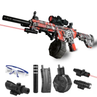 2 in 1 Modes Toy Gun Electric Manual M416 Splatter Ball Rifle Paintball Outdoor Game Airsoft Pistol For Boys
