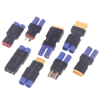 อะแดปเตอร์ EC5 ถึง XT60 XT90 T TRX Deans ขั้วต่อตัวเมียและตัวผู้ ปลั๊กกล้วย RC Lipo ส่วนควบคุมแบตเตอ