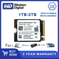 Western Digital WD SN740 2TB 1TB M.2 SSD 2230 NVMe PCIe Gen 4x4 SSD for Microsoft Surface ProX Surface Laptop 3 Steam Deck