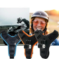 1PC Full Helmet Chin Mount Holder for GoPro Hero 9 8 6 5 4 Xiaomi Yi 4K Motorcycle Helmet Chin Stand Camera Accessories