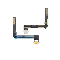 for ipad Air For ipad 5 Black and white Charging Port Dock Connector with Flex Cable repair parts 50pcs/lot