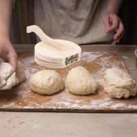 Wooden Dough Presser Pizza Pancake Tortilla Pie Dumpling Wrappers Pressing Tool Biscuit Pastry Maker for Baking Gadget Supplies