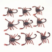 10PCs/set Simulation Cockroaches Rubber Prank Toys Centipede Decorations Joke Horror Fake Worms Funny Gadgets Kids Toy