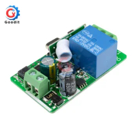 AC220V Relay Switch Module RF Remote Control Switch 315/433MHz 1CH Remote Transmitter RF Relay Receiver Transmitter Module