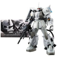 Mandai Gundam Model Kit Anime Figure RG MS-06R-1A Shin Matsunga Zaku 2 Genuine Gunpla Anime Action Figure Toys for Children