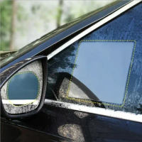 New Rainproof Film Sticker Car Rearview Mirror Protective Rain Proof Anti Fog Waterproof Sticker Car Window Transparent Stickera