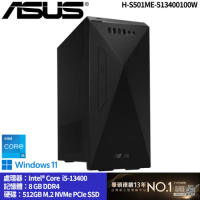 【ASUS 華碩】H-S501ME-513400100W 13代i5桌上型電腦*
