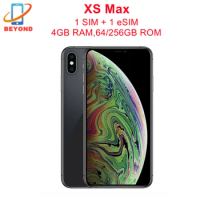 Apple iPhone XS Max 6.5" Super Retina OLED RAM 4GB ROM 64GB/256GB/512GB Original Genuine IOS FACE ID NFC LTE 4G Phone