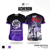 Baju gaming “Honkai: Star Rail” dengan tema Acheron, Aventurine, Blackswan, Boothil, dan Dr. Ratio F