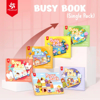 Pinwheel Busy Book (Single Pack) 1ชุด มี 1เล่มมี 7 LevelQuiet Book หนังสือกิจกรรมเพิ่มทักษะการเรียนร