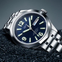 Relogio Masculino I&amp;W 2021 New Tungsten Steel Men Mechanical Wristwatches Sapphire Calendar 10bar SEIKO NH36 Watches Automatic