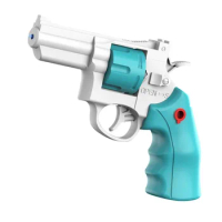New Continuous Firing Water Gun Toys Manual Small Revolver Pistol Summer Outdoor Beach Poor Toy Mini Water Gun For Kids