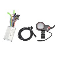 48V Electric Scooter Motor Controller Intelligent Brushless Motor Controller + Instrument Display for 10 Inch Scooter 250w/350w