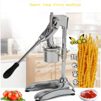 Footlong 30cm Fries Maker Super Long French Fries Stainless Steel Potato Noodle Maker Machine 6*6mm Special Kitchen Extruders