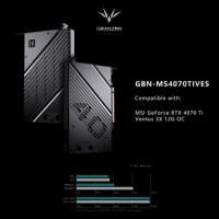 Granzon GPU Water Block for MSI GeForce RTX 4070 Ti VENTUS 3X 12G OC,Graphics Card VGA Copper Cooling Radiator, GBN-MS4070TIVES