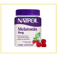 NATROL 褪黑素睡眠軟糖草莓味 MELATONIN GUMMIES STRAWBERRY FLAVOUR 5MG 90 CAPSULES 
