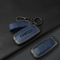 Ốp da cho chìa khóa xe hơi Chery Omoda C5 E5 C9 Omoda 5 9 EV PHEV 2024 2025 kèm vỏ bảo vệ chìa khóa 
