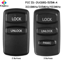 KEYECU Remote Control Car Key With 2 3 Buttons for Mitsubishi Lancer Eclipse Outlander Galant 2002-2007 Fob FCC# OUCG8D-525M-A