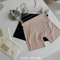 Japanese Ice Silk Suspended One Piece Pants, One Piece, Seamless, Abdominal and Hip Lifting Safety Pants, Waist Giro Yoga Pants,