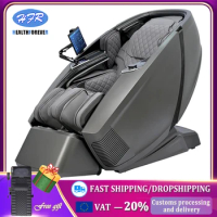 4d AI Voice Body Detection Massage Chair Electric Home Massage Chair SL Rail Full Body Zero Gravity Kneading Relaxing Chair